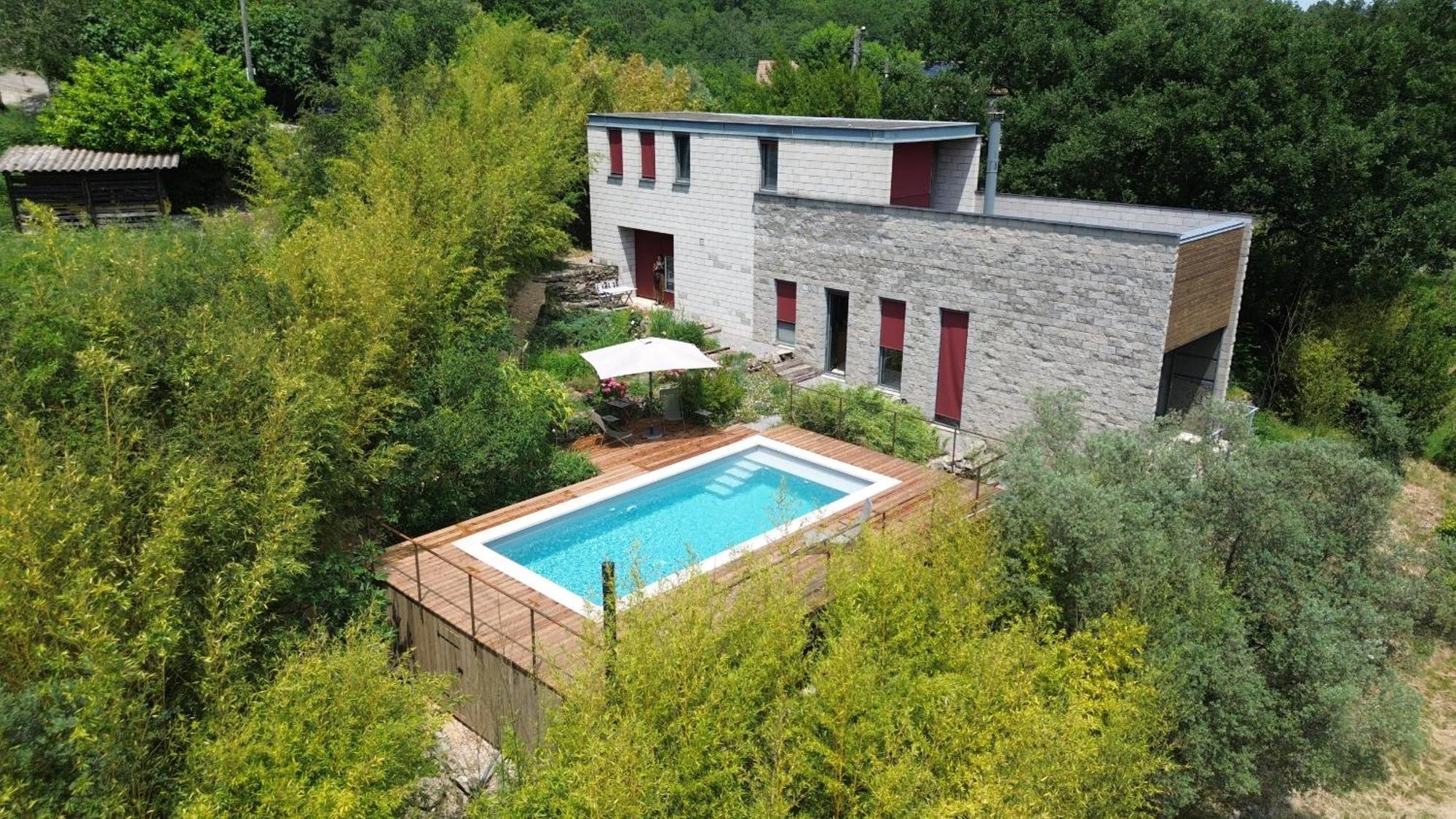 La Maison Des Chataigniers Meyrannes 外观 照片