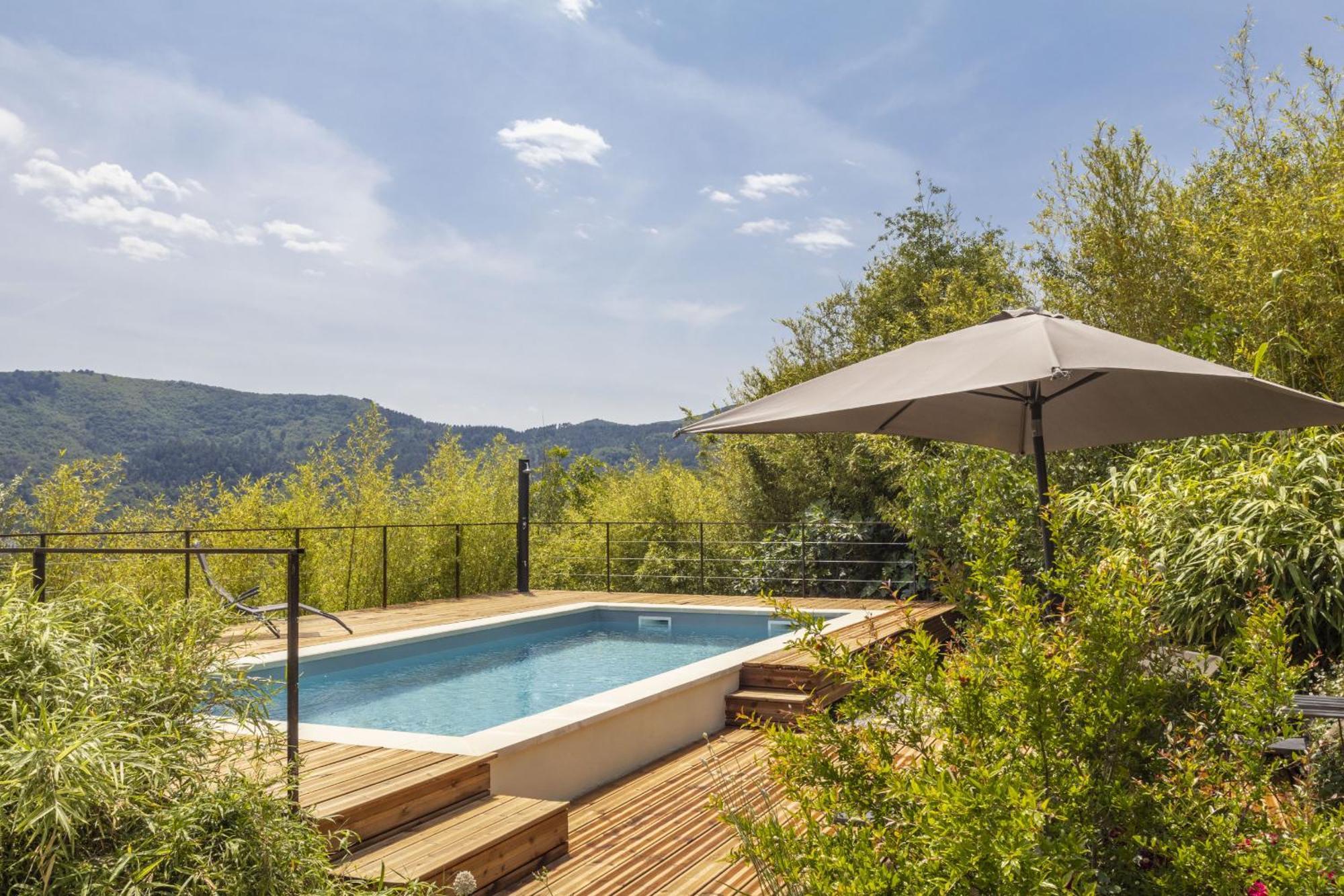 La Maison Des Chataigniers Meyrannes 外观 照片